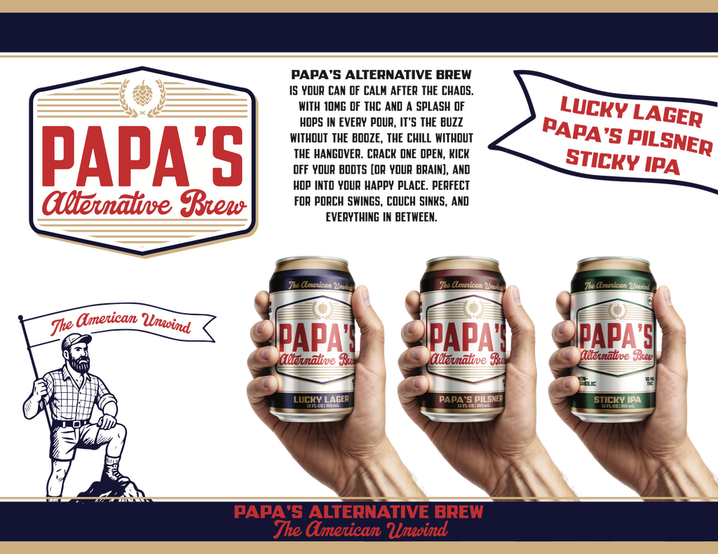 Lucky Lager — Delta‑9 Non‑Alcoholic Beer