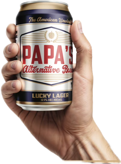 Lucky Lager — Delta‑9 Non‑Alcoholic Beer