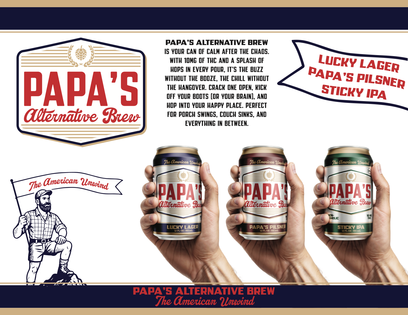 Sticky IPA THC Beer - Papa’s Brew