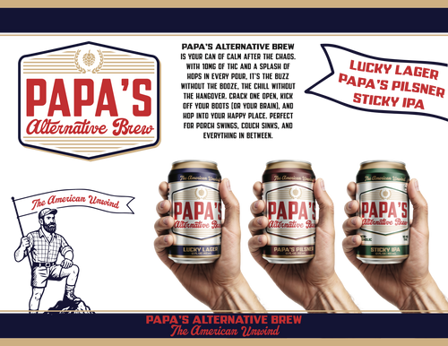 Papa’s Pilsner THC Beer - Papa’s Brew